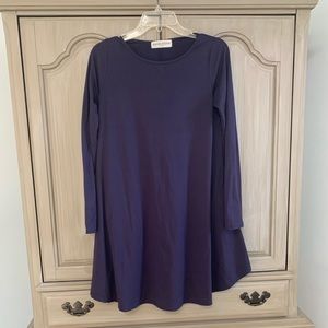 Purple Long Sleeve Dress Size Small